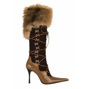 Jeffrey Campbell verbier-F boots suade brown size US 7.5